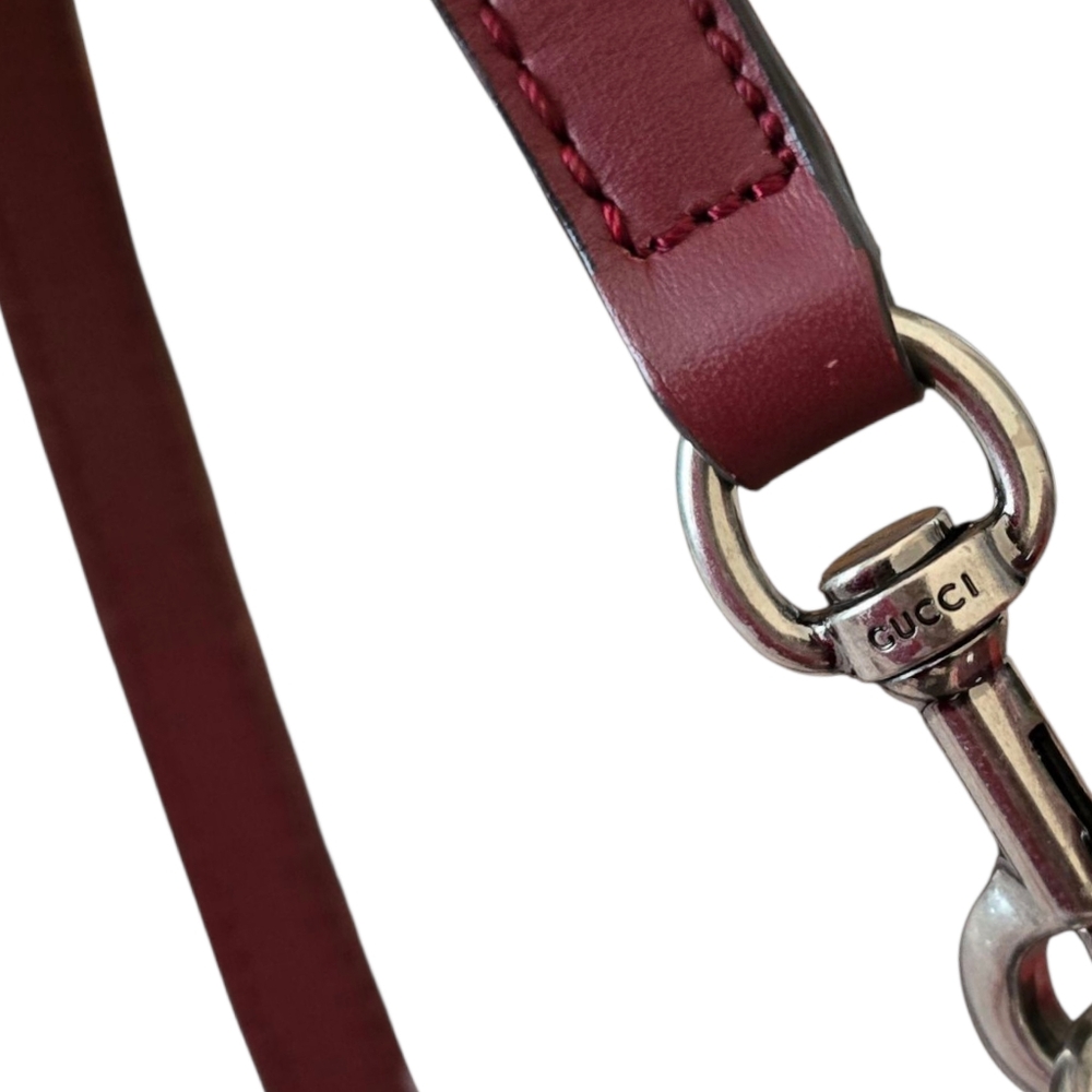 🚫SOLD‼️GUCCI🚫 GG Supreme Monogram Blooms Small Top Handle Bag in Antique Rose - Picture 13 of 13